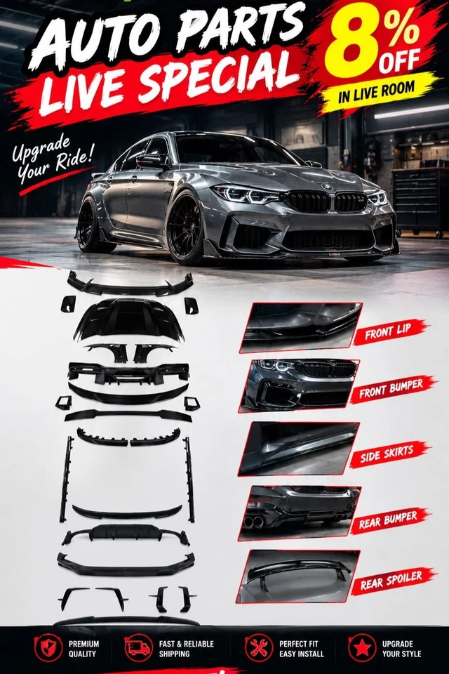 AUTO PARTS LIVE SALE - GET 8% OFF