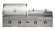 Coyote 50 Inch Hybrid Griddle and Natural Gas Grill