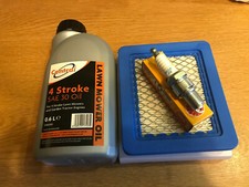 Belle PCLX320 Wacker Plate Service Kit Oil Air filter & Sparkplug GCV engine