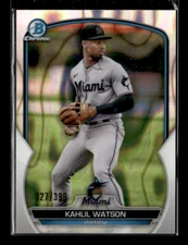 2023 Bowman #BCP-147 Kahlil Watson Chrome Lava Refractor /399