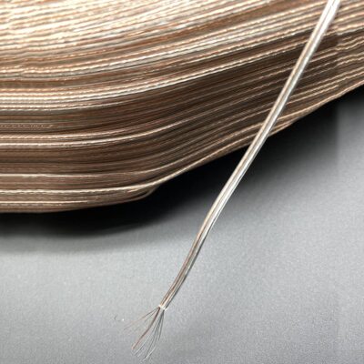 22 24 26 30 awg Copper Wire Copper Core 2P Transparent Parallel Wire 15ft Lig...