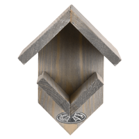 Esschert Design Vogelhaus Futterhaus Erdnussbutter Holz Dach Grau Vogelfutter