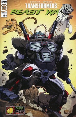 Transformers Beast Wars #16 2022 Unread Emilio Lopez Main Cover A IDW Comic