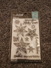Hero Arts Christmas PolyClear Stamps Holiday Sparkles CM637