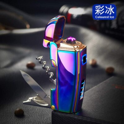 Dual Arc Plasma Electric Lighter USB Rechargeable, multi function,outdoor new