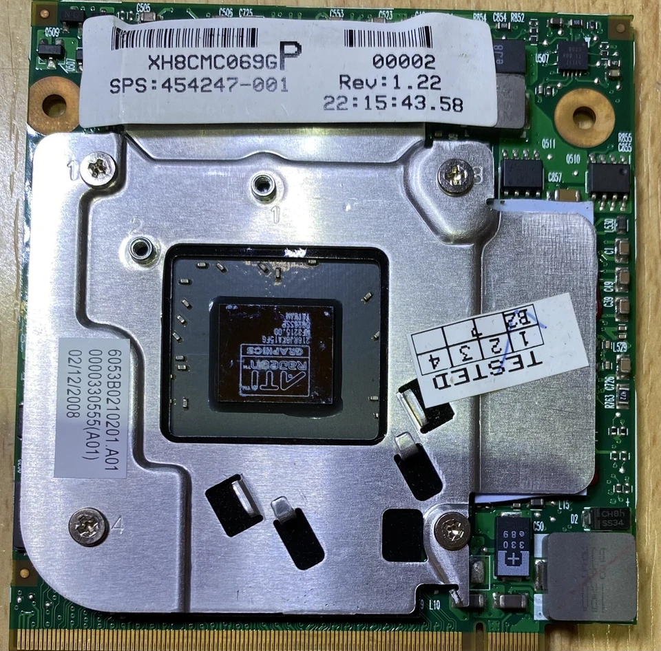 454247-001 HP ATI 8510w 8510p 256MB M76-M MXM Graphic card New Free Ship - Image 3 of 4