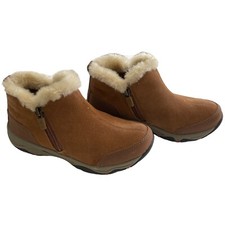 EASY TRAX Esprisco Brown Leather Booties Size / 5.5