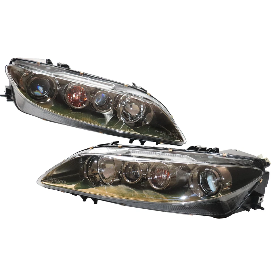 For Mazda 6 2006 2007 2008 Headlights Halogen Left & Right Side Pair Headlamps Foto 4 de 4