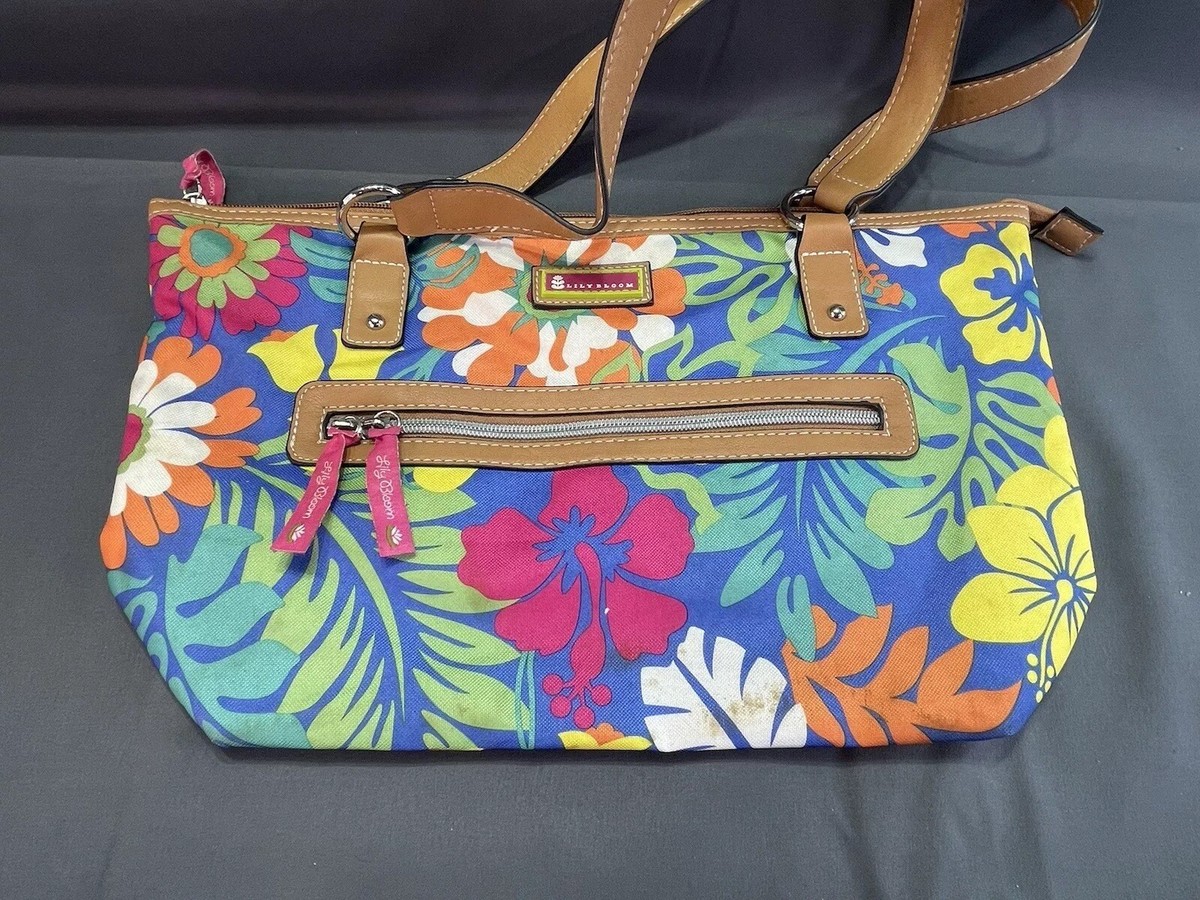 Lily Bloom Colorful Floral Women\'s Bag Lily Bloom Multicolor Floral Crossbody Bag | Mercari main image 3