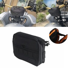 1680D Ballistic Nylon Riser Handlebar Bag Universal For Harley Softail Sporster