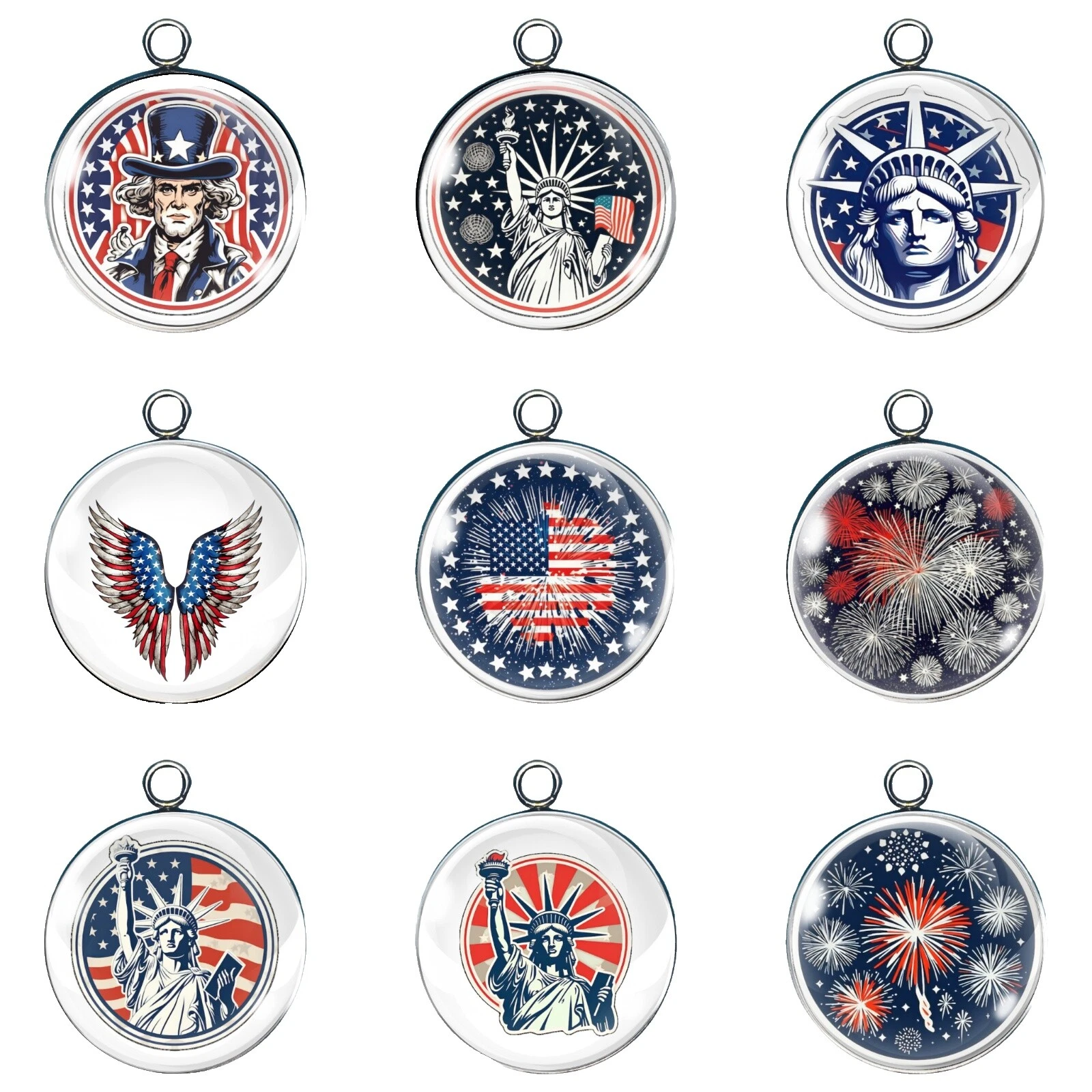 Amuletos de la fabricación de joyas de vidrio