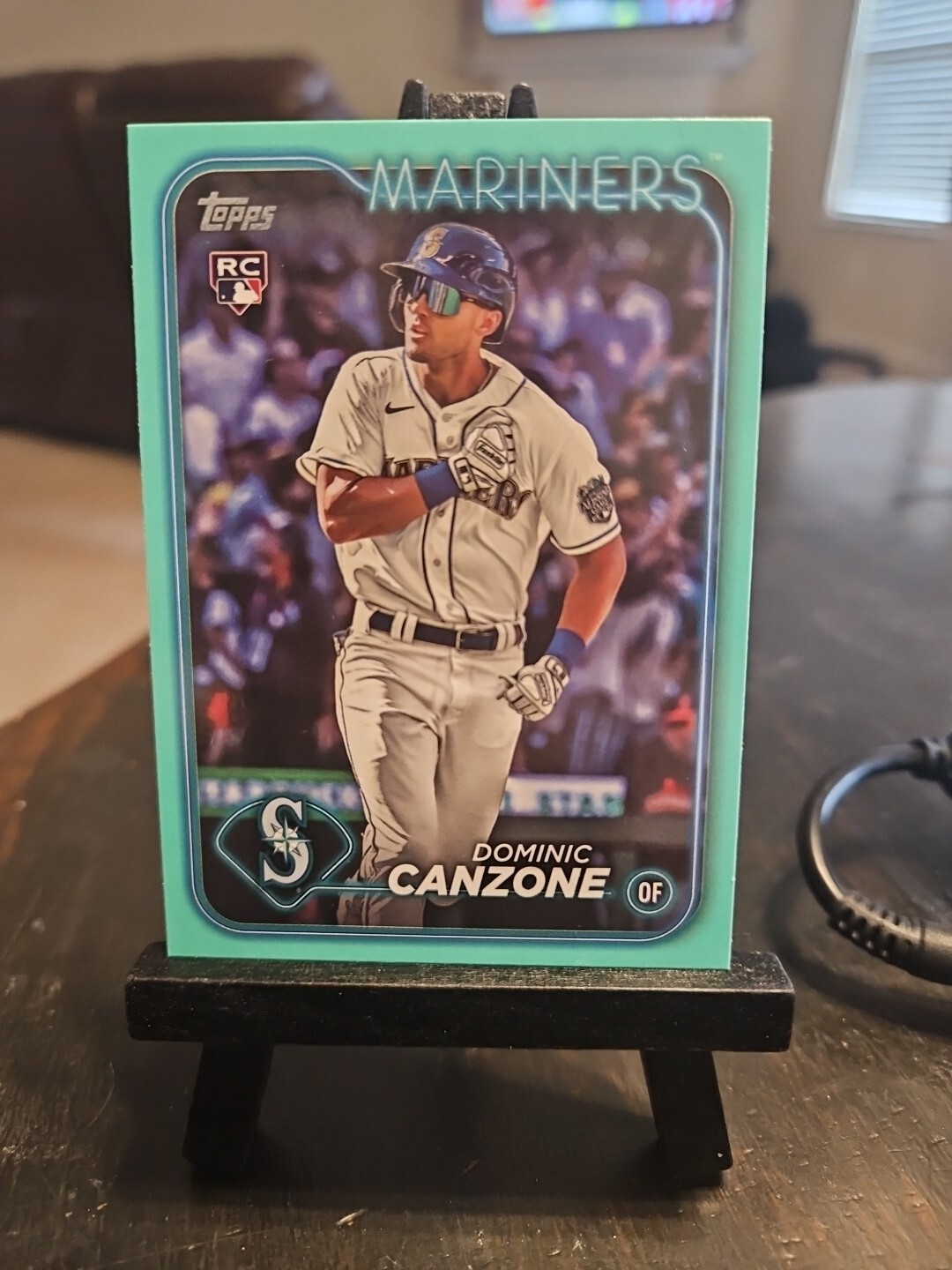 2024 Topps Series 1 - Aqua #195 Dominic Canzone (RC)