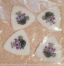 Jim Dunlop Dunlop Tortex Flex Triangle 1.14mm Guitar Pick-4 Pack 456P1.1