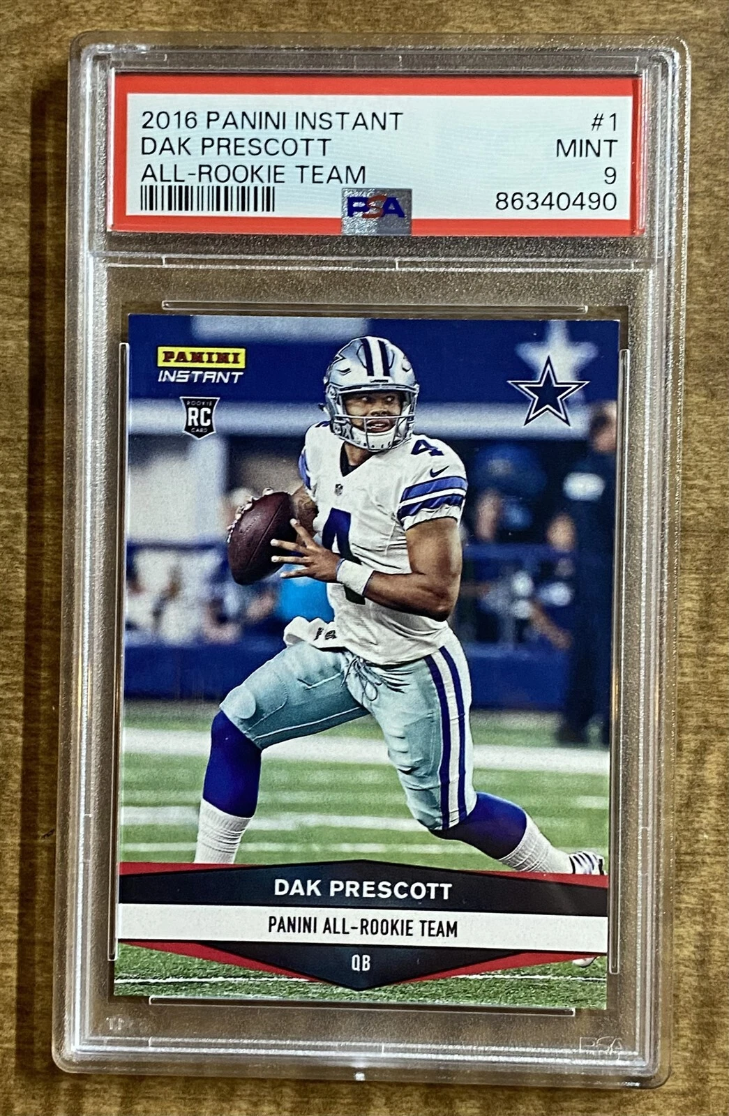 Dak Prescott Panini Instant All-Rookie Team #1 Base