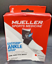 Mueller EasyGrip Ankle Wrap -One Size Fits Most - 65557 - Moderate Support Level