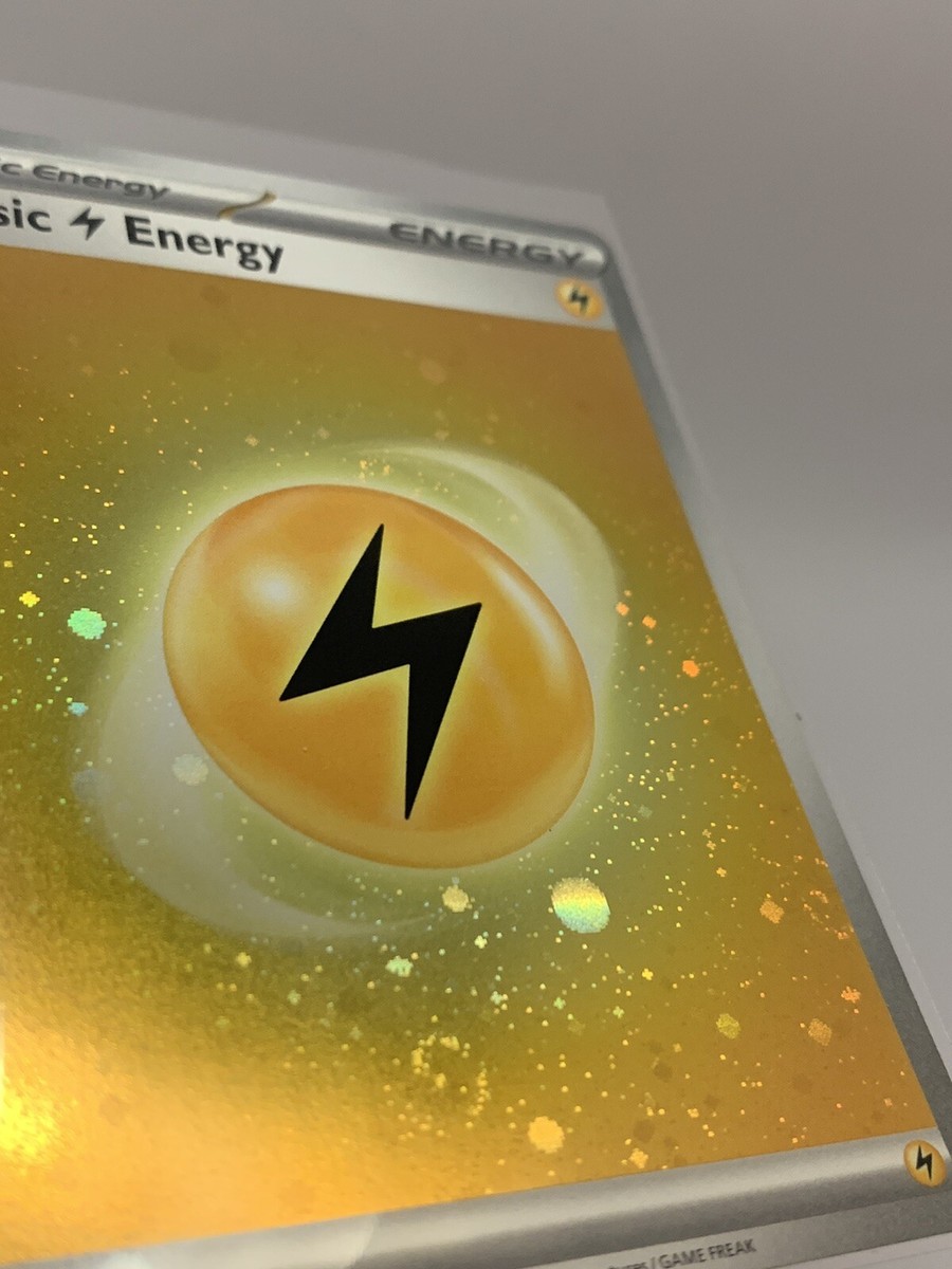 Basic Electric Energy Holo Foil Pokmon 151 M/NM 004 W/Galaxy Swirl!!  |  eBay