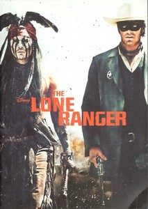 The Lone Ranger (2013) Japanese movie program - free shipping