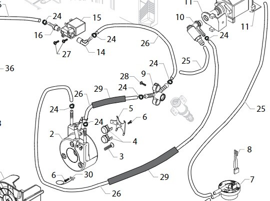 SAECO Raccordo Perno Connettore Pin Caldaia Per Minuto HD8765, HD8772 - Foto 14