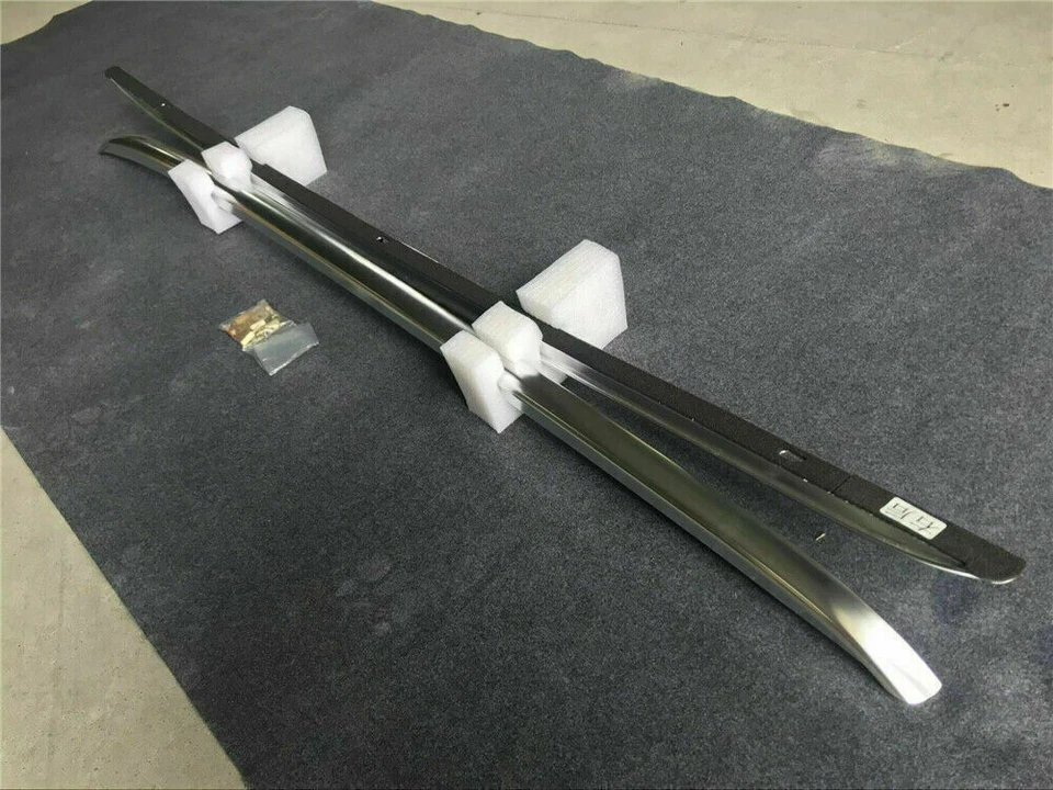 Barra transversal lateral para riel de techo plateado 4 piezas se adapta a Acura RDX 2012-2018 Foto 2 de 4