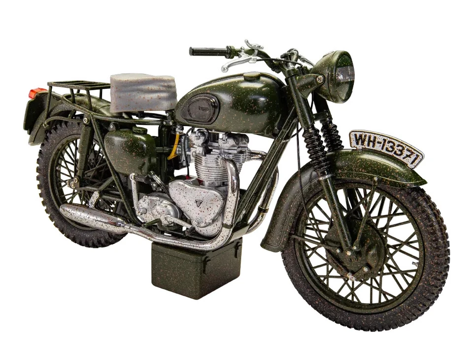 Corgi Triumph Motorbike Trophy The Great Escape Steve Mcqueen Weathered CC08501 - Image 2 of 4