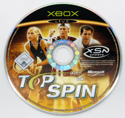 TopSpin Top Spin Microsoft XBOX Classic NUR CD OHNE Hülle