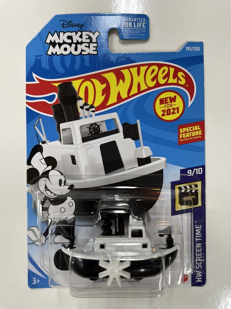 Hot Wheels Mickey Mouse Disney Steamboat 💦