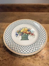 VILLEROY & BOCH Dinner Plate BASKET 1748 Germany 10 1/2" 