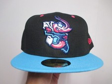 JACKSONVILLE JUMBO SHRIMP NEW ERA 5950 (MINOR LEAGUE) MEN FITTED HAT (8) NWT
