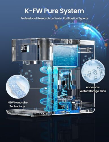 KOVIET CF01 Arbeitsplatte Umkehrosmose Wasserfilter, 8 Stufen Nano RO Wasser Filt - Bild 4 von 7