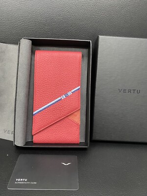 Original New Calf vertical case, RED CASE Vertu Aster/Sig Touch ,