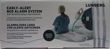 Lunderg Bed & Chair Alarm System Wireless Early Alert Sensor Pad | A++ Condition