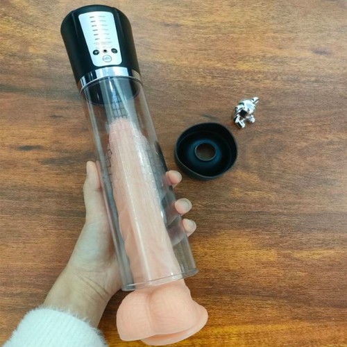Vacuum Electric Penis Pump Digital rechargeable Male Men Penis Enlarger Growth - Picture 4 of 21