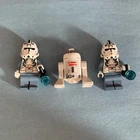 LEGO Star Wars Ep 3 (7259) (6205) (7146): Figures V-wing Pilot, Astromech Droid