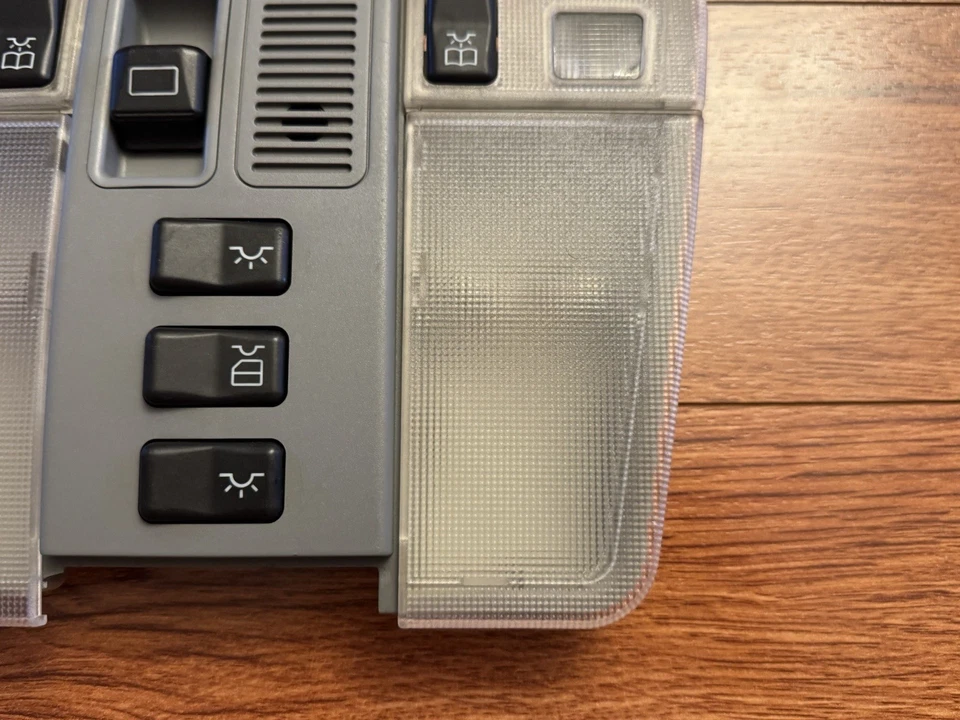 OEM 1992-1999 Mercedes-Benz W140 Front Overhead Dome Light Gray S420 S500 S320 - Image 4 of 4