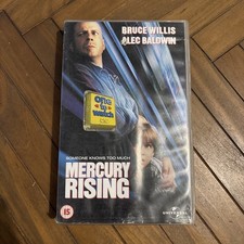 Mercury Rising (VHS) Video Tape Big Box Ex-Rental - Bruce Willis & Alec Baldwin