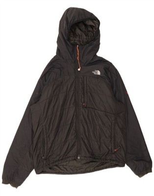 The North Face Herren Windbreaker Jacke mit Kapuze UK 42 XL Schwarz Nylon LT01