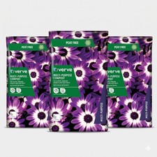 Multi Purpose Compost 50L x3 Peat Free Garden Soil Pots Seeds Mix 0.23 per litre