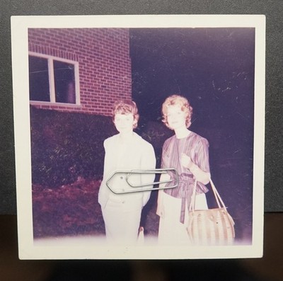 Photo Portrait Young Women Model Vintage Colour 1961 London Dedication Pocket Picture