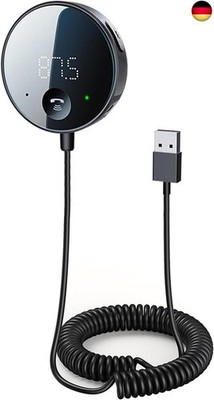 eppfun Auto FM Transmitter & Bluetooth Empfänger mit LED-Display,