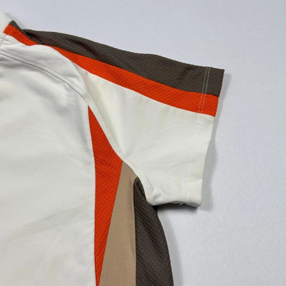 Tail Tech рубашка-поло женщин маленький белый коричневый оранжевый Athletic четверть молнии Топ - Изображение 2 из 4