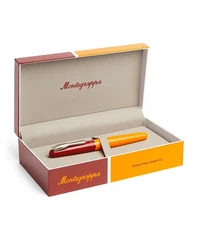Montegrappa Team Fox Tulip Fountain Pen, Red & Orange Steel NIB in Fine (F)