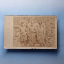 WW1 German Military Postcard C1916 Real Photo Unusual Uniform Medic ? Group Pose
