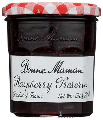 Bonne Maman Raspberry Preserve, 13 oz - Delicious Fruit Spread