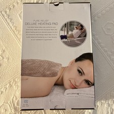 Pure Enrichment Pure Relief Deluxe 12"x24" Pink Heating Pad Auto Shut-Off