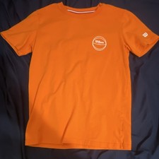 Wilson Orange Short Sleeve Tennis Shirt Youth...