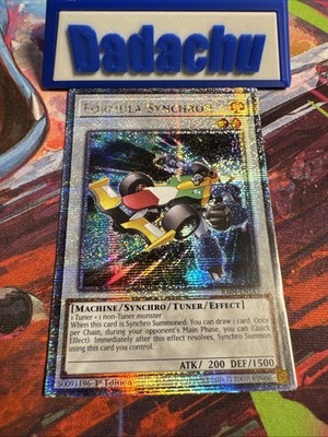 RA04-EN143 Formula Synchron - Quarter Century Secret Rare Card 1st Edition