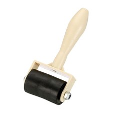 1Pcs Rubber Roller Brayer,Printmaking Ink Print Spreading Brush Tool Black 1.6" 