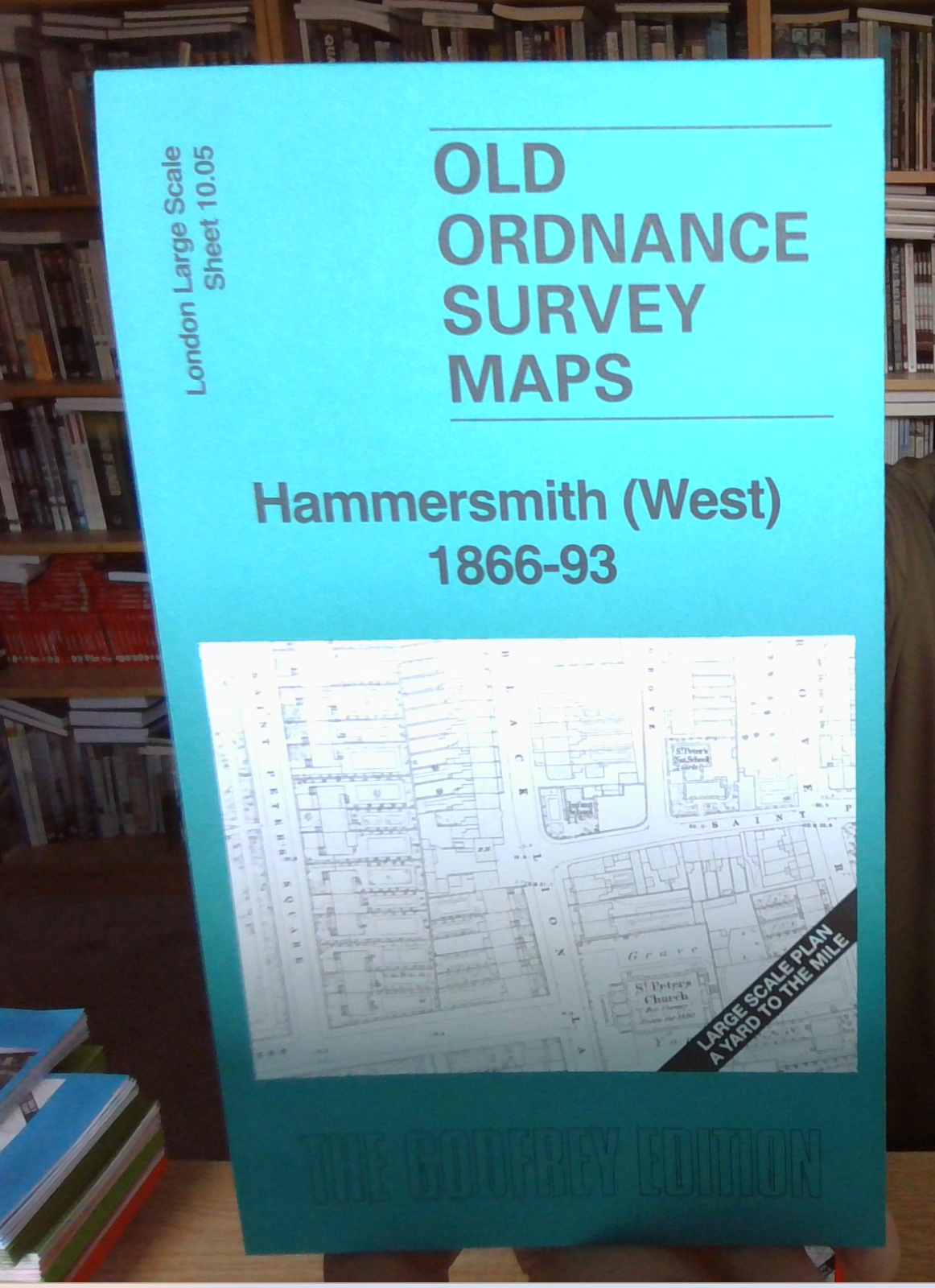 MAP OF Hammersmith (West) 1866-93  London Large Scale 10.05 by Pamela Taylor NEW