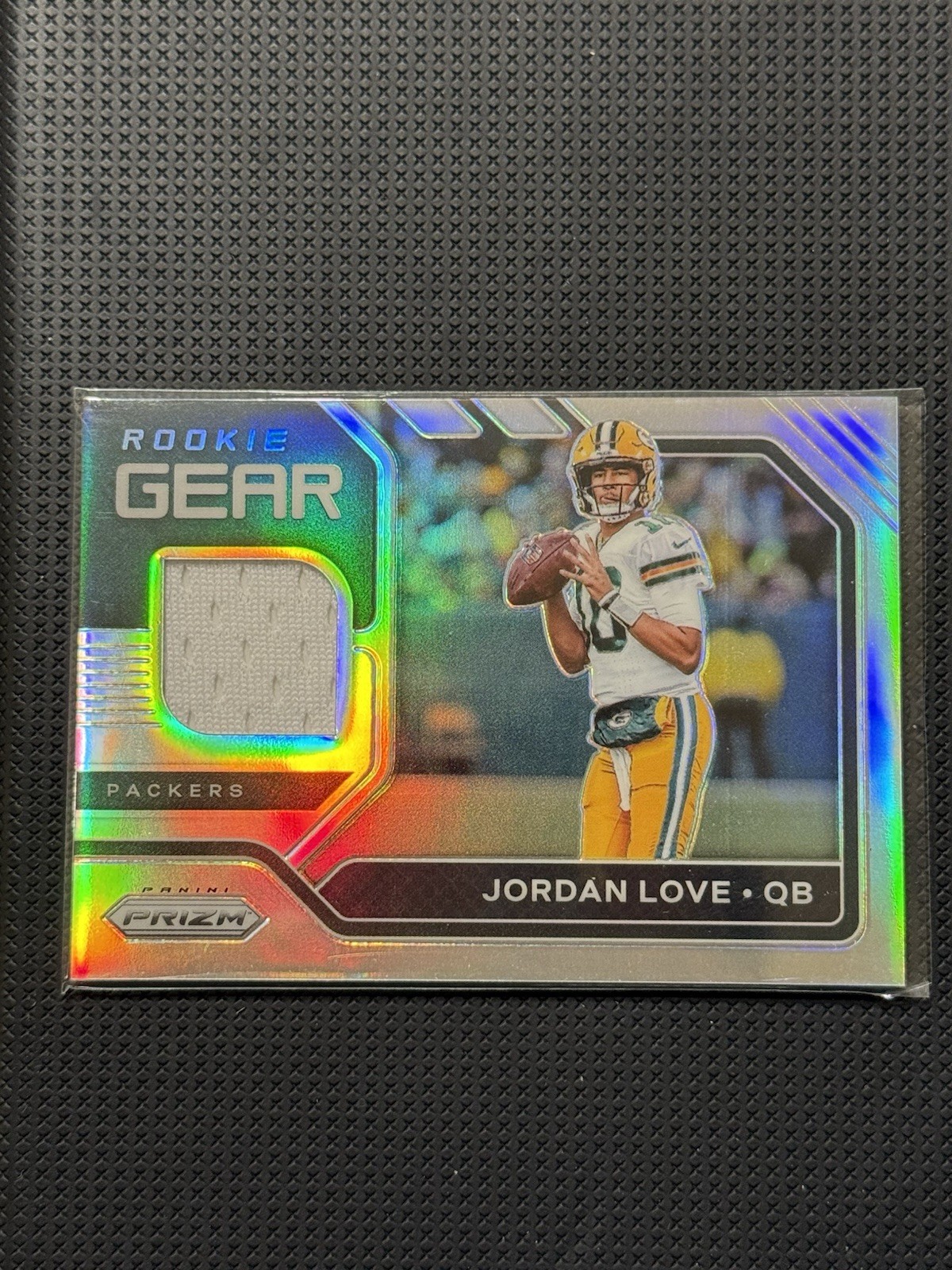 2020 Panini Prizm Rookie Gear Jordan Love #5 (MEM, RC)