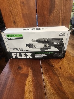 FLEX 24V Drywall Screw Gun + Magazine Attachment FX1611-Z. NEW Tool ONLY